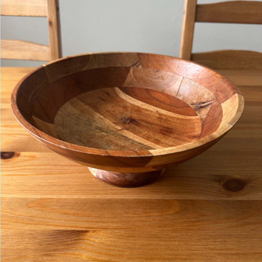 Wooden Fruit Bowl